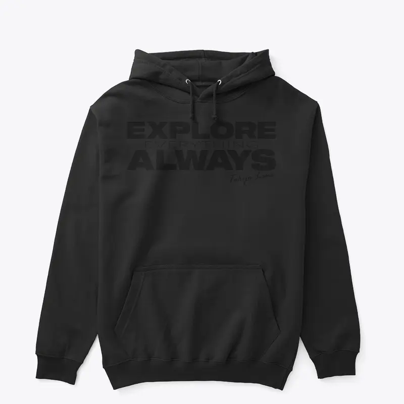 Explore Everything Always Black Sweater